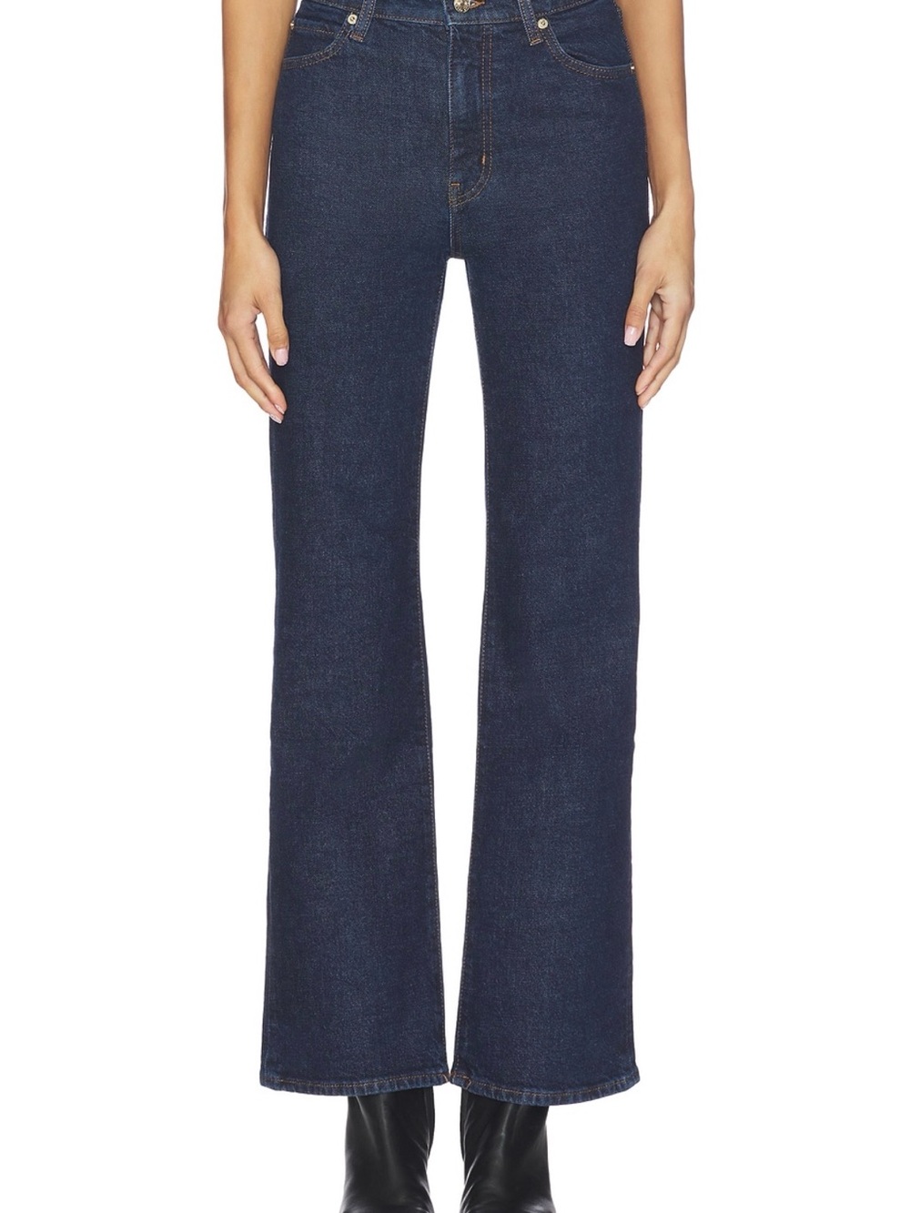 FRAME The Petite Pixie Arrow Jeans in Taboo 27